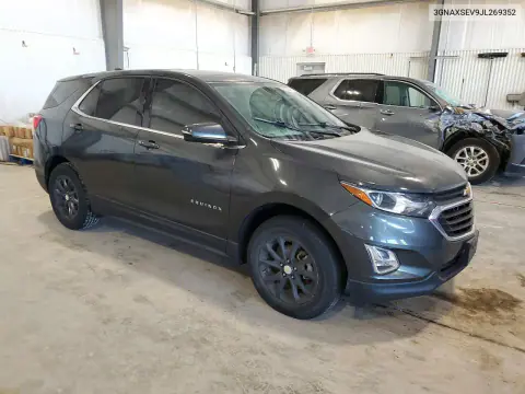 2018 Chevrolet Equinox Lt VIN 3GNAXSEV9JL269352 фото 4