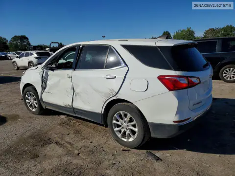 2018 Chevrolet Equinox Lt VIN 2GNAXSEV2J6215718 фото 2