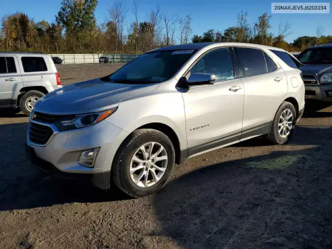 2018 Chevrolet Equinox Lt VIN 2GNAXJEV5J6203234 фото 1