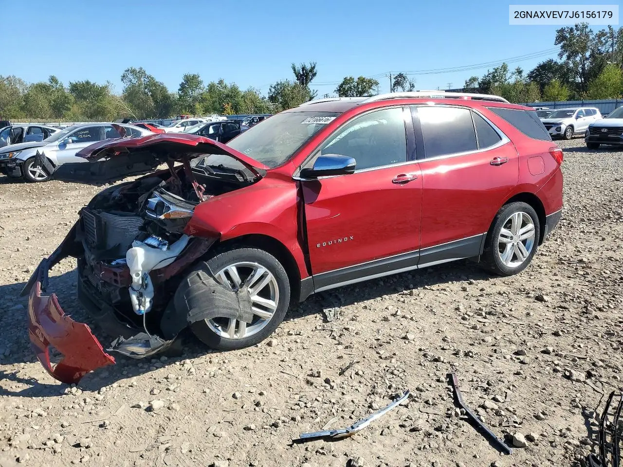 2018 Chevrolet Equinox Premier VIN 2GNAXVEV7J6156179 фото 1