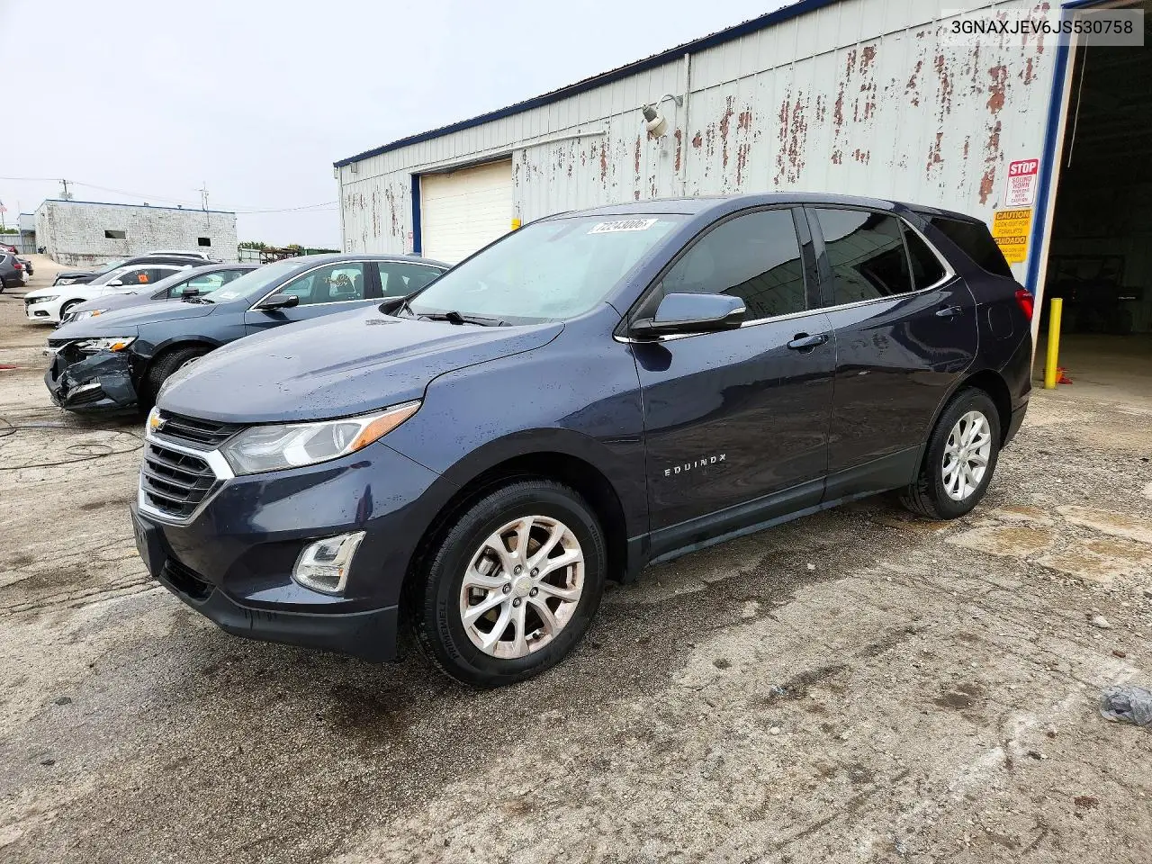 2018 Chevrolet Equinox Lt VIN 3GNAXJEV6JS530758 фото 1