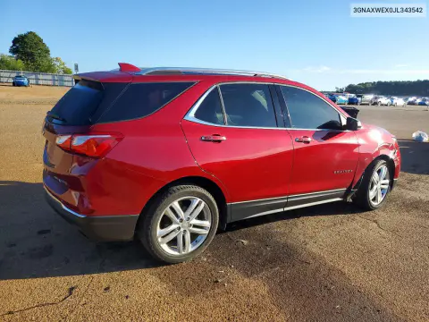 2018 Chevrolet Equinox Premier VIN 3GNAXWEX0JL343542 фото 3