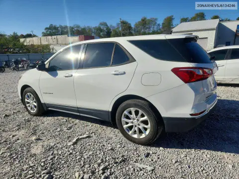 2018 Chevrolet Equinox Ls VIN 2GNAXHEV5J6134246 фото 2