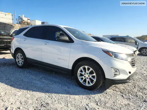 2018 Chevrolet Equinox Ls VIN 2GNAXHEV5J6134246 фото 4