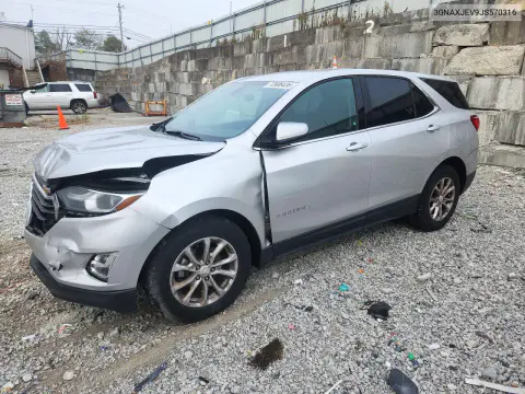 3GNAXJEV9JS570316 — 2018 Chevrolet Equinox, Передняя часть, фото до ремонта