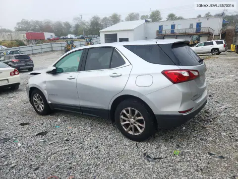 2018 Chevrolet Equinox Lt VIN 3GNAXJEV9JS570316 фото 2