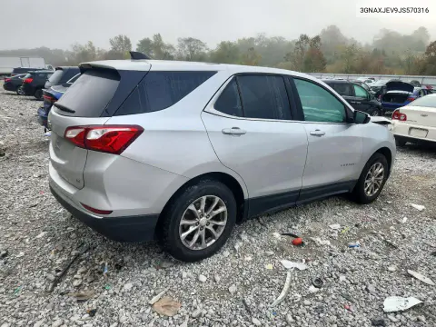 2018 Chevrolet Equinox Lt VIN 3GNAXJEV9JS570316 фото 3