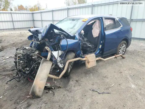 2019 Chevrolet Equinox Lt VIN 3GNAXJEV1KL337591 фото 1