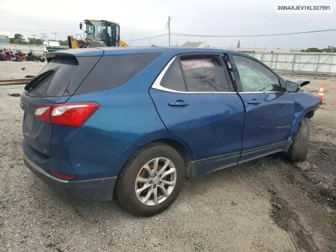 2019 Chevrolet Equinox Lt VIN 3GNAXJEV1KL337591 фото 3