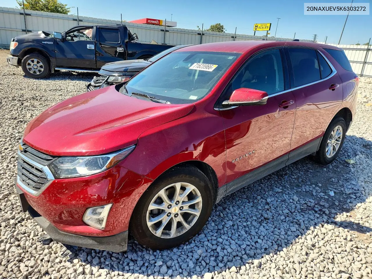 2019 Chevrolet Equinox Lt VIN 2GNAXUEV5K6303272 фото 1