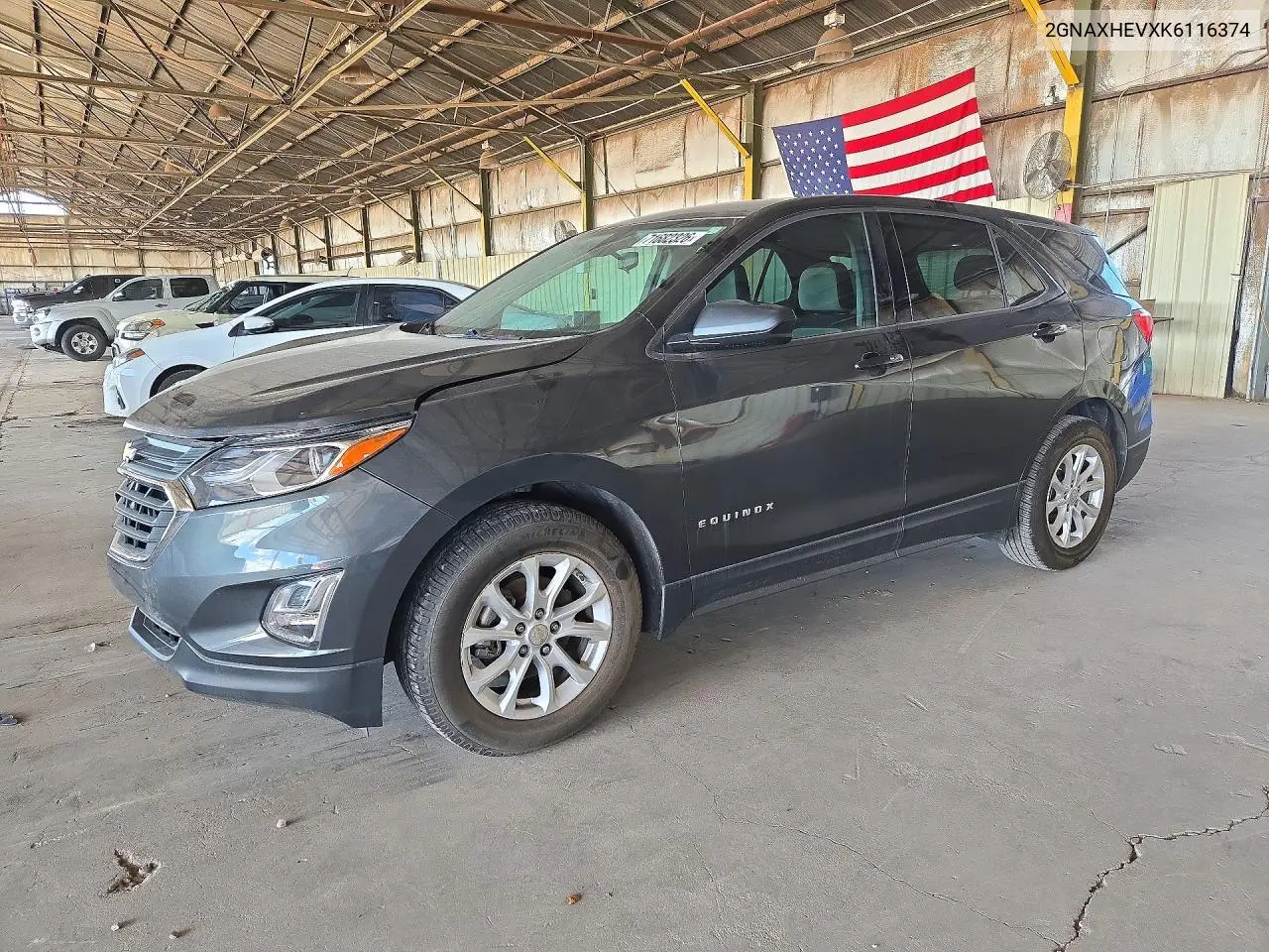 2019 Chevrolet Equinox Ls VIN 2GNAXHEVXK6116374 фото 1