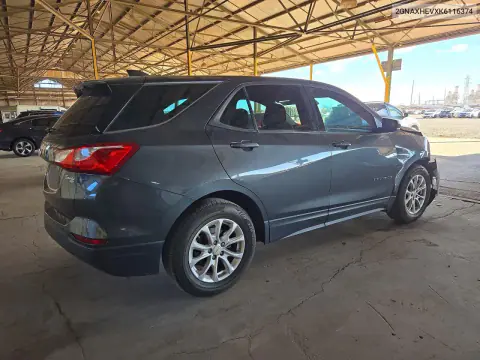 2019 Chevrolet Equinox Ls VIN 2GNAXHEVXK6116374 фото 3