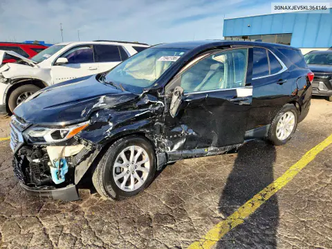 2019 Chevrolet Equinox Lt VIN 3GNAXJEV5KL364146 фото 1