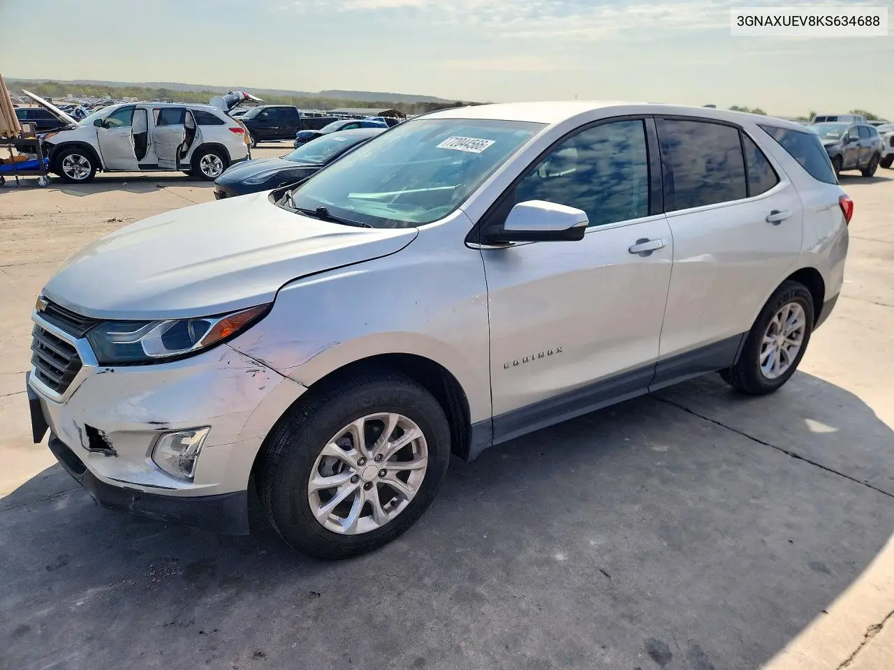 2019 Chevrolet Equinox Lt VIN 3GNAXUEV8KS634688 фото 1