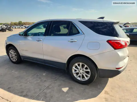 2019 Chevrolet Equinox Lt VIN 3GNAXUEV8KS634688 фото 2