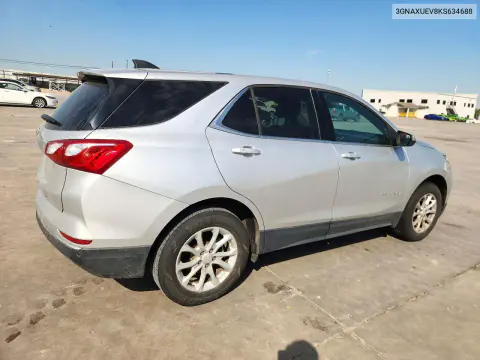 2019 Chevrolet Equinox Lt VIN 3GNAXUEV8KS634688 фото 3