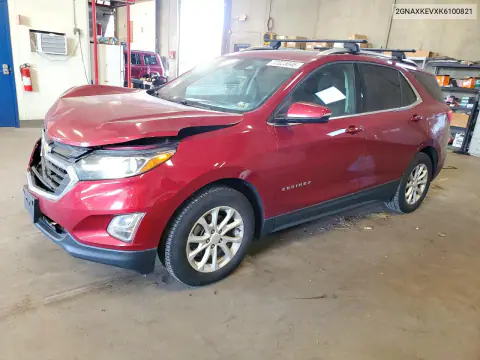 2019 Chevrolet Equinox Lt VIN 2GNAXKEVXK6100821 фото 1