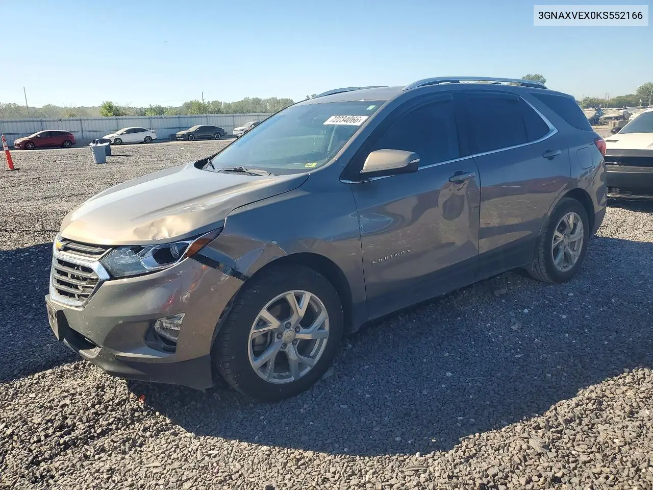 2019 Chevrolet Equinox Lt VIN 3GNAXVEX0KS552166 фото 1