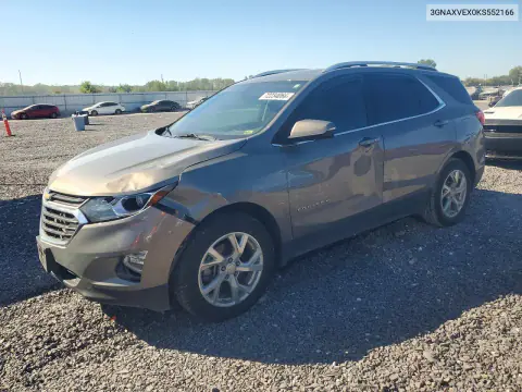 2019 Chevrolet Equinox Lt VIN 3GNAXVEX0KS552166 фото 1