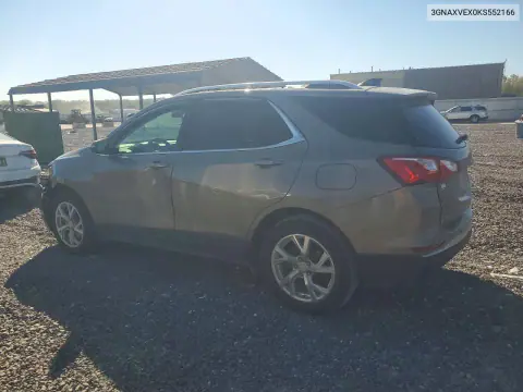 2019 Chevrolet Equinox Lt VIN 3GNAXVEX0KS552166 фото 2