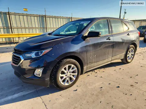 2019 Chevrolet Equinox Ls VIN 3GNAXHEV6KL186062 фото 1