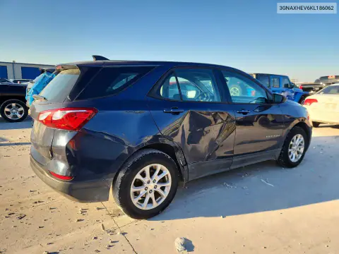 2019 Chevrolet Equinox Ls VIN 3GNAXHEV6KL186062 фото 3