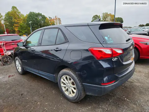 2019 Chevrolet Equinox Ls VIN 2GNAXSEV4K6144653 фото 2