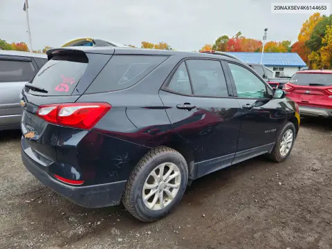 2019 Chevrolet Equinox Ls VIN 2GNAXSEV4K6144653 фото 3