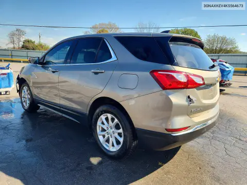 2019 Chevrolet Equinox Lt VIN 3GNAXKEV4KS564673 фото 2