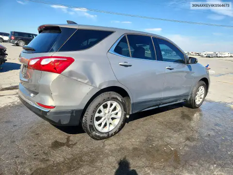 2019 Chevrolet Equinox Lt VIN 3GNAXKEV4KS564673 фото 3