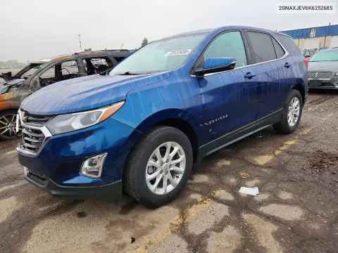 2GNAXJEV6K6252685 — 2019 Chevrolet Equinox, Передняя часть, фото до ремонта
