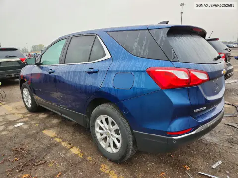 2019 Chevrolet Equinox Lt VIN 2GNAXJEV6K6252685 фото 2