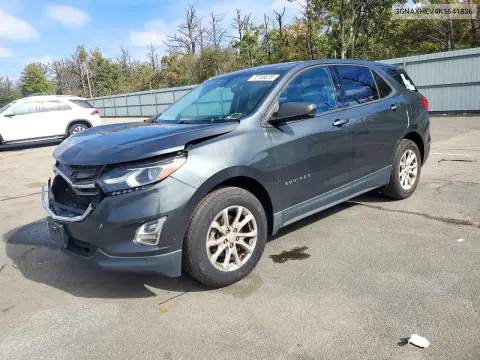 3GNAXHEV4KS641836 — 2019 Chevrolet Equinox, Передняя часть, фото до ремонта