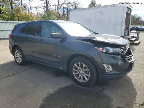 2019 Chevrolet Equinox Ls VIN 3GNAXHEV4KS641836 фото 4