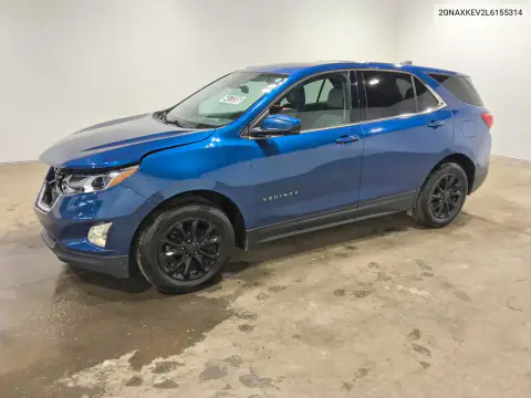 2GNAXKEV2L6155314 — 2020 Chevrolet Equinox, Передняя часть, фото до ремонта