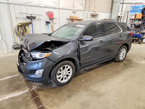 2GNAXKEV3L6205721 — 2020 Chevrolet Equinox, Передняя часть, фото до ремонта