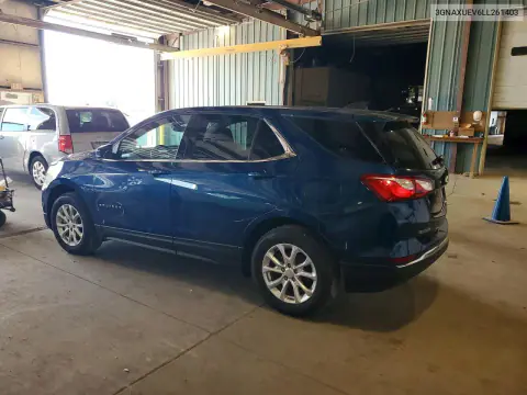 2020 Chevrolet Equinox Lt VIN 3GNAXUEV6LL261403 фото 2