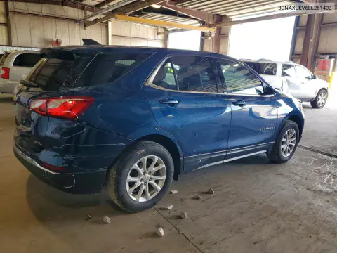2020 Chevrolet Equinox Lt VIN 3GNAXUEV6LL261403 фото 3