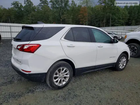 2020 Chevrolet Equinox Lt VIN 3GNAXJEV4LS524959 фото 3