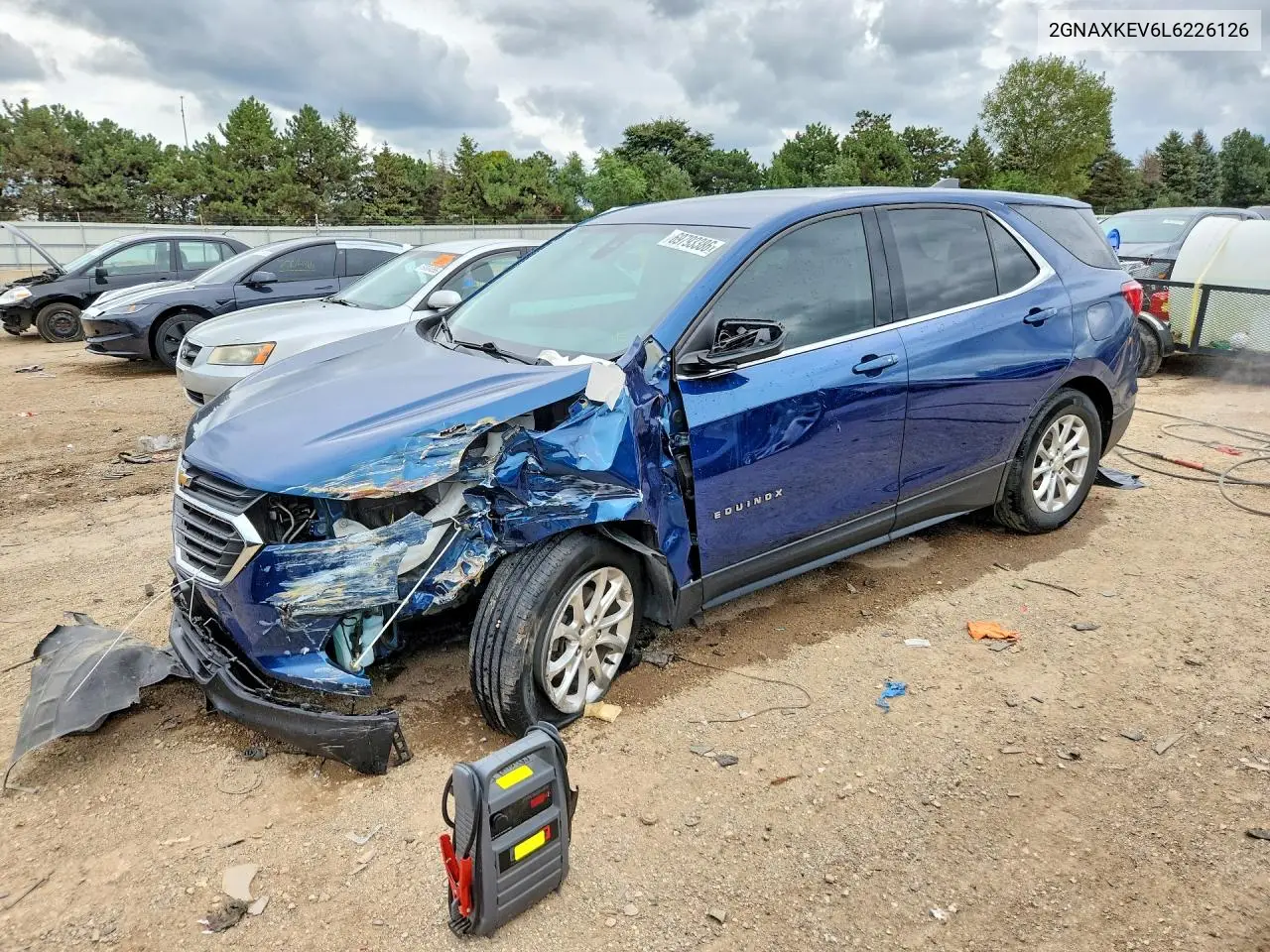 2020 Chevrolet Equinox Lt VIN 2GNAXKEV6L6226126 фото 1