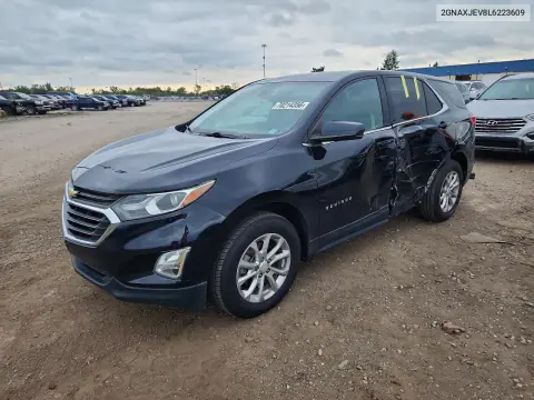 2020 Chevrolet Equinox Lt VIN 2GNAXJEV8L6223609 фото 1