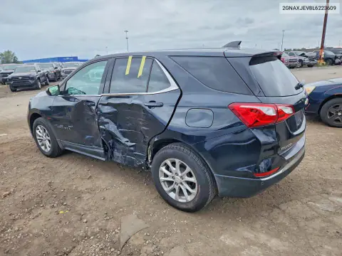 2020 Chevrolet Equinox Lt VIN 2GNAXJEV8L6223609 фото 2