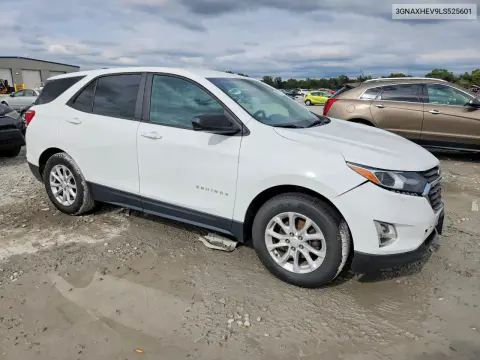 2020 Chevrolet Equinox Ls VIN 3GNAXHEV9LS525601 фото 4
