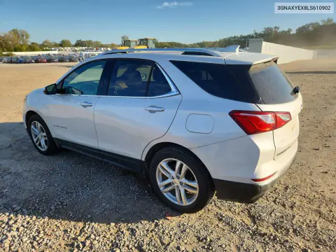 2020 Chevrolet Equinox Premier VIN 3GNAXYEX8LS610902 фото 2