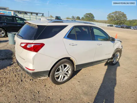 2020 Chevrolet Equinox Premier VIN 3GNAXYEX8LS610902 фото 3