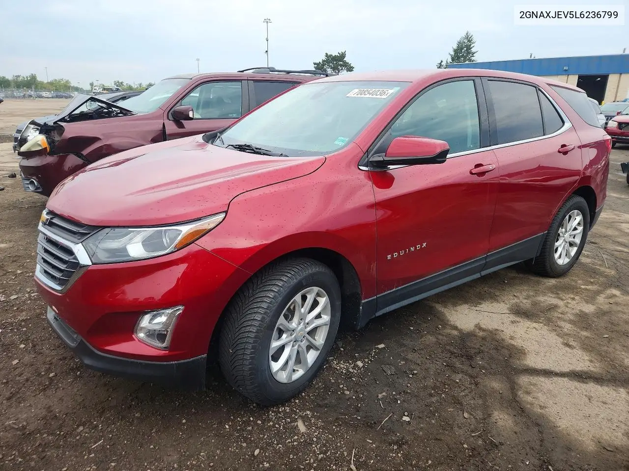 2020 Chevrolet Equinox Lt VIN 2GNAXJEV5L6236799 фото 1