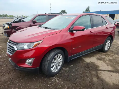 2020 Chevrolet Equinox Lt VIN 2GNAXJEV5L6236799 фото 1