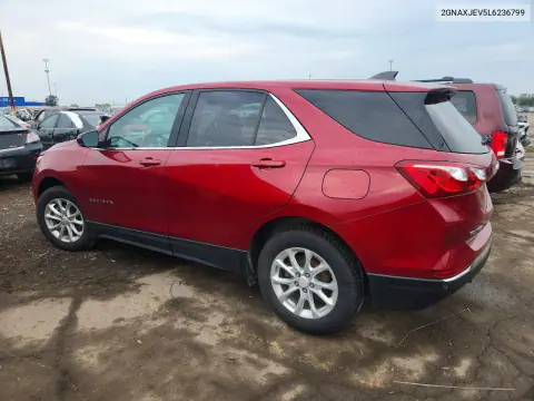 2020 Chevrolet Equinox Lt VIN 2GNAXJEV5L6236799 фото 2