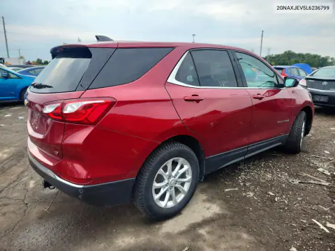 2020 Chevrolet Equinox Lt VIN 2GNAXJEV5L6236799 фото 3