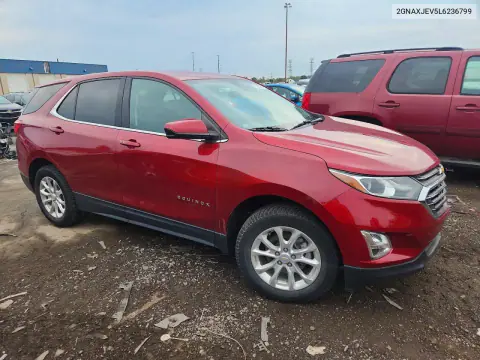 2020 Chevrolet Equinox Lt VIN 2GNAXJEV5L6236799 фото 4